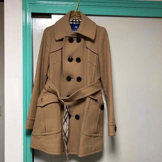 在庫あ定番】 BURBERRY BLUE LABEL バーバリーブルーレーベルコート キャメルの通販 by n'  shop｜バーバリーブルーレーベルならラクマ