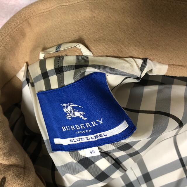 在庫あ定番】 BURBERRY BLUE LABEL バーバリーブルーレーベルコート キャメルの通販 by n'  shop｜バーバリーブルーレーベルならラクマ