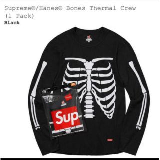 シュプリーム(Supreme)のSupreme Hanes Bones Thermal Crew M(Tシャツ/カットソー(七分/長袖))