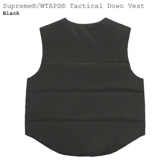 21FW Supreme wtaps tactical down vest