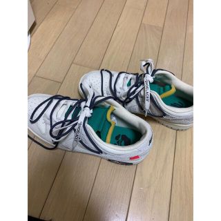 オフホワイト(OFF-WHITE)のNIKE off-white ダンク　low lot20 オフホワイト　(スニーカー)