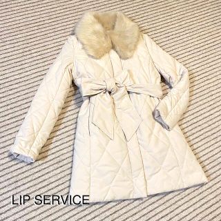 保証書 lip service リアル ファーコート☆白 毛皮/ファーコート
