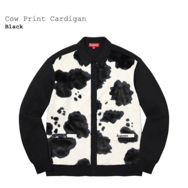 supreme cow print cardigan M