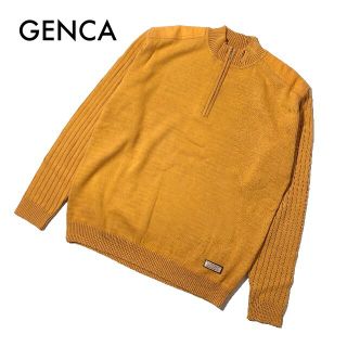tsukudani様専用 90s古着GENCA 長袖ハーフジップセーター(ニット/セーター)