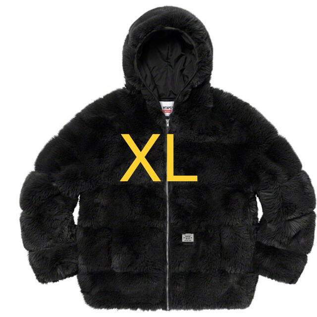 【クーポン対象外】 Supreme - XL Supreme WTAPS Faux Fur Hooded Jacket ブルゾン