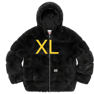 シュプリーム(Supreme)のXL Supreme WTAPS Faux Fur Hooded Jacket(ブルゾン)