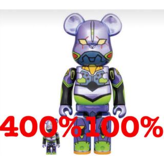 メディコムトイ(MEDICOM TOY)のBE@RBRICK エヴァンゲリオン初号機 CHROME 400%100%(その他)