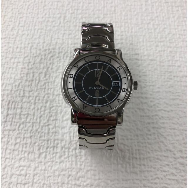【超目玉枠】 美品BVLGARI - BVLGARI ブルガリ メンズ ブラック  ソロテンポ 腕時計(アナログ)
