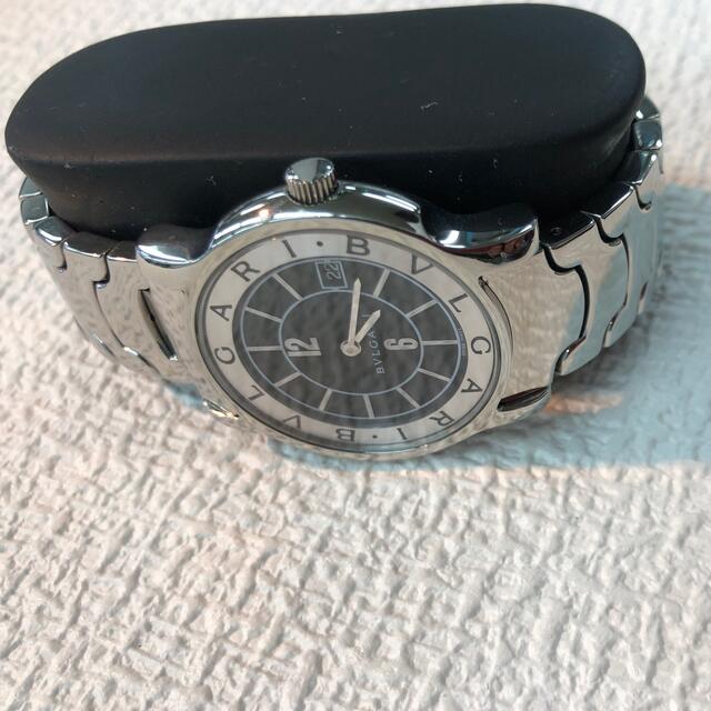 BVLGARI(ブルガリ)の美品BVLGARI ブルガリ ソロテンポ  ブラック メンズ メンズの時計(腕時計(アナログ))の商品写真