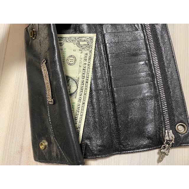 Chrome Hearts(クロムハーツ)の正規品クロムハーツ　ウェーブウォレット wave wallet クロスボール メンズのファッション小物(長財布)の商品写真