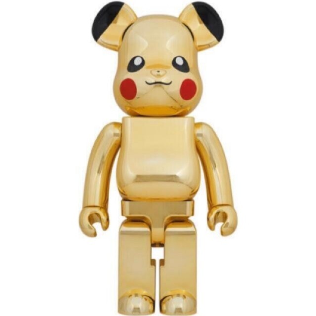 BE@RBRICK ピカチュウ GOLD CHROME Ver 1000％