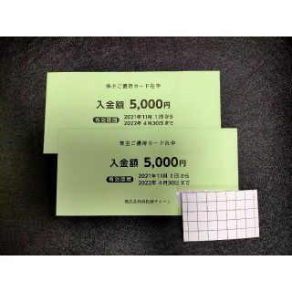 ニシマツヤ(西松屋)の西松屋　株主優待 １万円分　匿名配送(ショッピング)