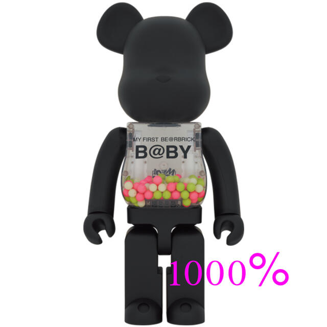 おもちゃ/ぬいぐるみMY FIRST BE@RBRICK B@BY MATT BLACK 1000％