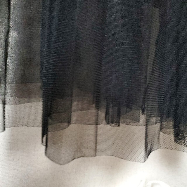 GU(ジーユー)のGU ジーユー 黒 スカート レディースのスカート(ロングスカート)の商品写真
