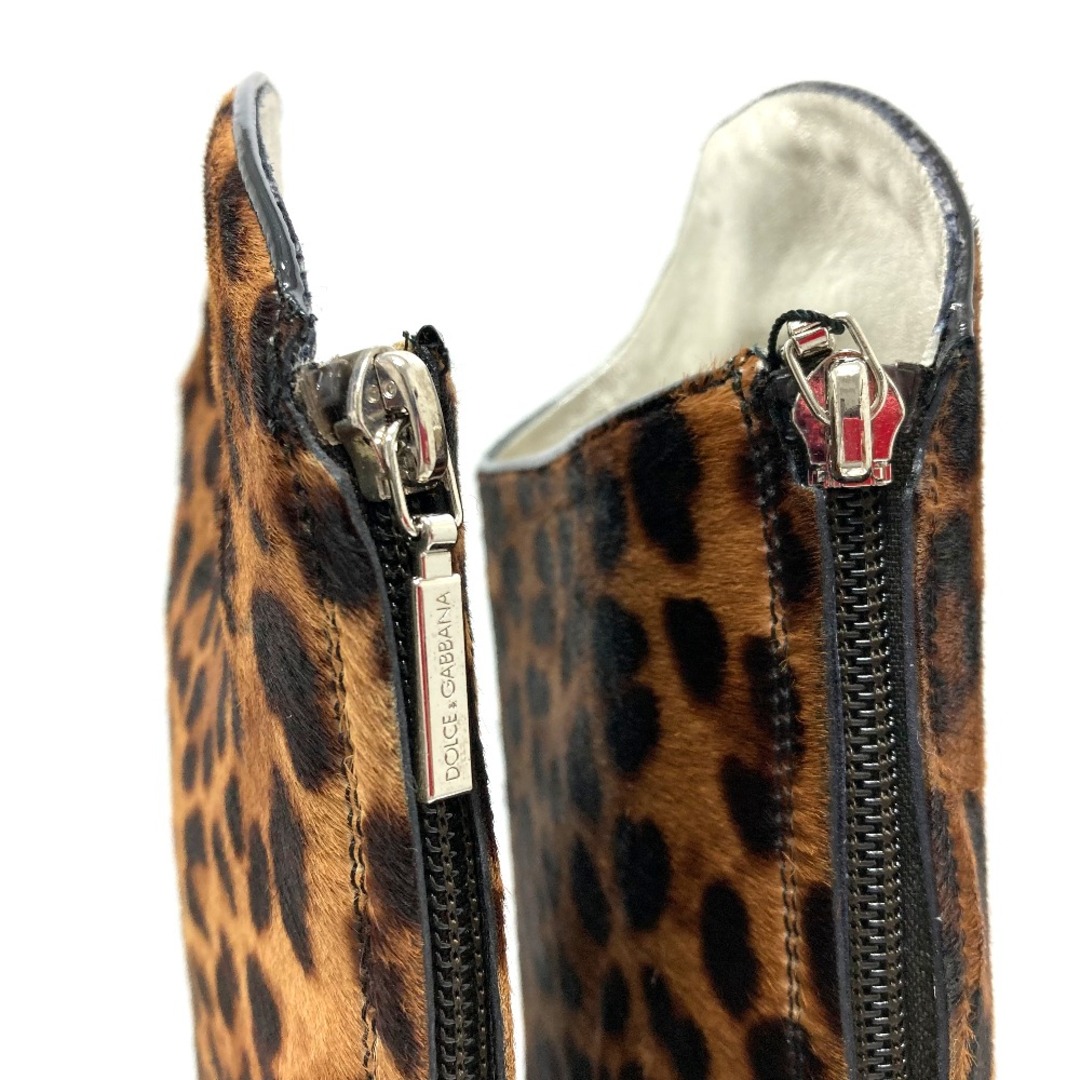 ドルガバ DOLCE&GABBANA ロングブーツ レオパード 靴 ブーツ ドルガバ DOLCE&GABBANA ロングブーツ レオパード 靴 ブーツ
