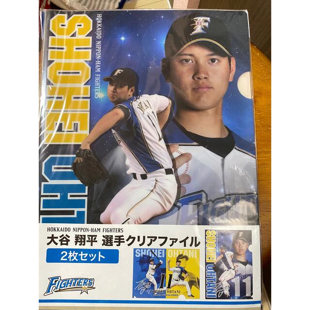 北海道日本ハムファイターズ(ホッカイドウニホンハムファイターズ)の大谷翔平　クリアファイル エンタメ/ホビーのタレントグッズ(スポーツ選手)の商品写真