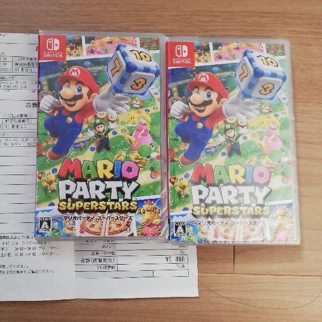 美品 マリオパーティ スーパースターズ2本 家庭用ゲームソフト