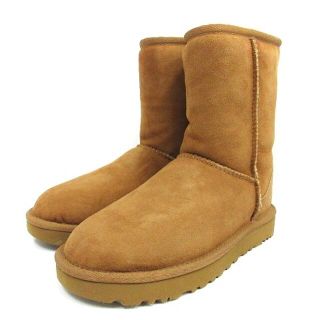 アグ(UGG)のアグ オーストラリア クラシックショート ムートンブーツ 22cm 茶(ブーツ)