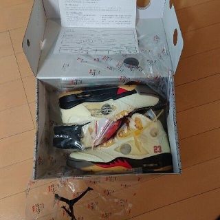 ナイキ(NIKE)のNIKE AIR JORDAN ５× OFF-WHITE(スニーカー)