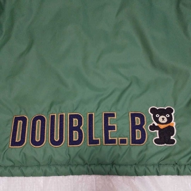 DOUBLE.B(ダブルビー)のミキハウス ダブルB リバーシブルジャンパー アウター 130 フード付き キッズ/ベビー/マタニティのキッズ服男の子用(90cm~)(ジャケット/上着)の商品写真
