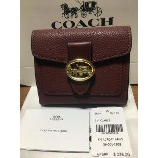 コーチ(COACH)のコーチ　6654 二つ折り財布 ジョージースモールウォレット(財布)