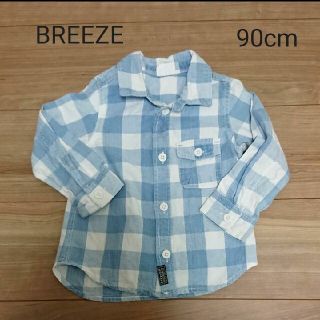 ブリーズ(BREEZE)のBREEZE チェックシャツ 90cm(Tシャツ/カットソー)