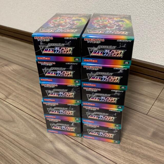 ポケモン(ポケモン)のポケモンカード VMAXクライマックス 10BOX シュリンク付き エンタメ/ホビーのトレーディングカード(Box/デッキ/パック)の商品写真