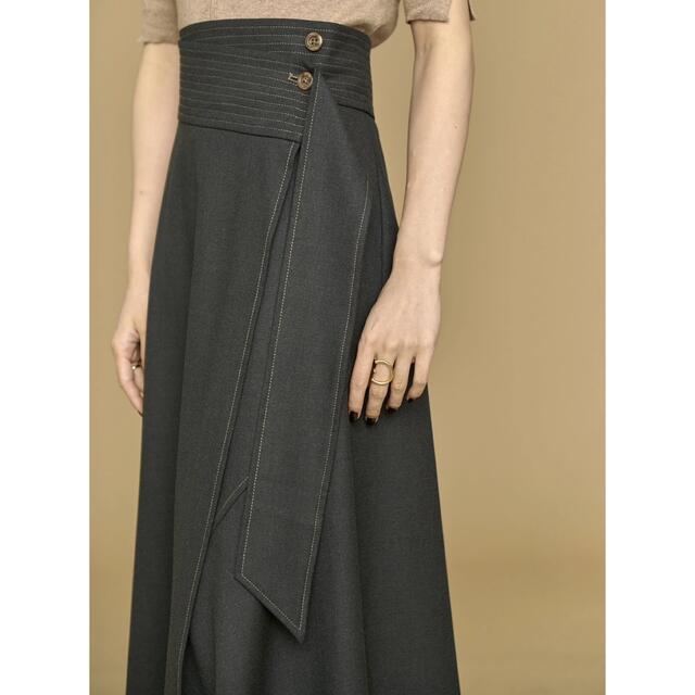 TODAYFUL(トゥデイフル)のL’Or Irregular hem Wrap Skirt レディースのスカート(ロングスカート)の商品写真