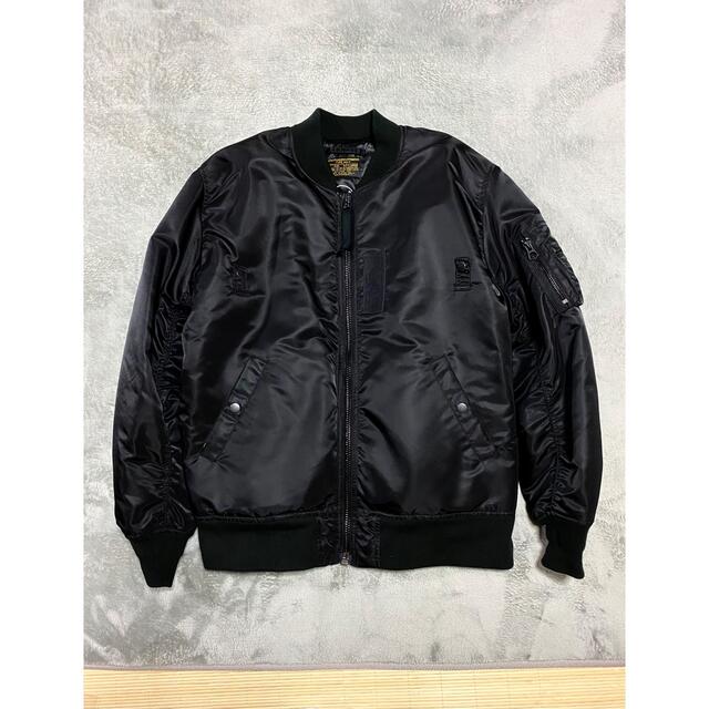 WAIPER MA-1 XXLサイズ ブラック ALPHA MA-1 ブルゾン 【祝開店!大