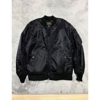 アルファインダストリーズ(ALPHA INDUSTRIES)のWAIPER MA-1 XXLサイズ ブラック ALPHA MA-1 ブルゾン(フライトジャケット)