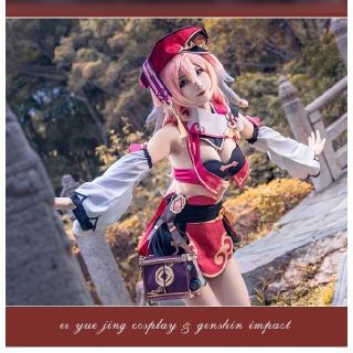 ウィッグ付き原神コスプレ/煙緋コスプレ衣装の通販 by Choco's shop