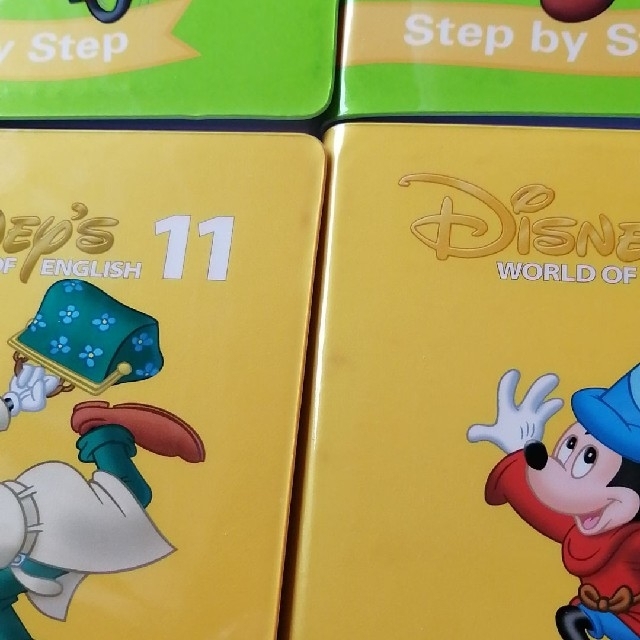 Disney(ディズニー)のDWEディズニー英語 ステップバイステップ6巻セット 大幅値下げ中 エンタメ/ホビーのDVD/ブルーレイ(キッズ/ファミリー)の商品写真