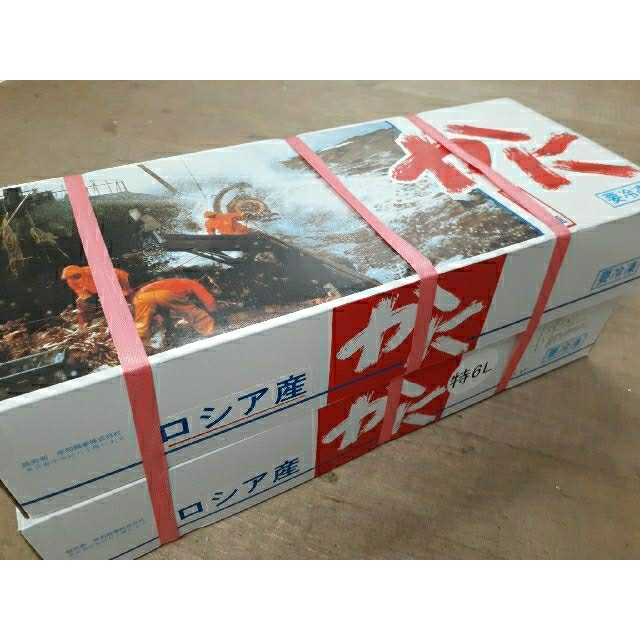 生たらば蟹肩 特6L 化粧箱 2肩 売り切れ御免