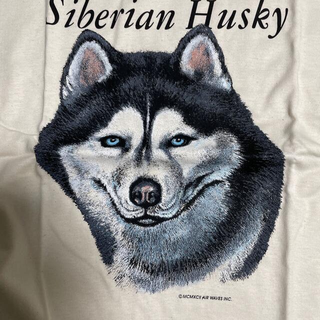 ビンテージ  Tシャツ  犬プリント シベリアンハスキー dog