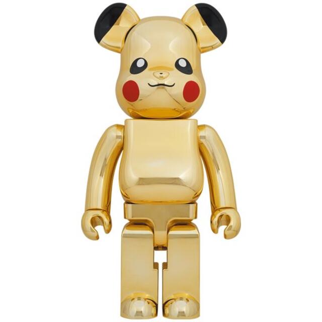 エンタメ/ホビーBE@RBRICK ピカチュウ GOLD CHROME Ver. 1000％