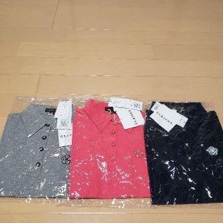 クレイサス(CLATHAS)の処分★新品★クレイサス★ポロシャツ★ゴルフ★キラキラ★カメリア(Tシャツ(半袖/袖なし))