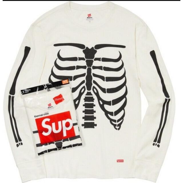 Sサイズ Supreme Hanes Bones Thermal Crew