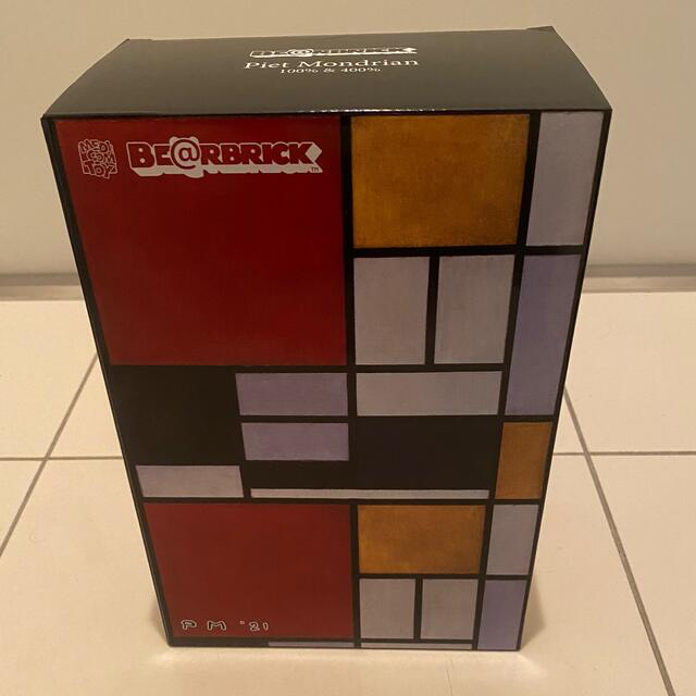 BE@RBRICK × Piet Mondrian 100%&400%