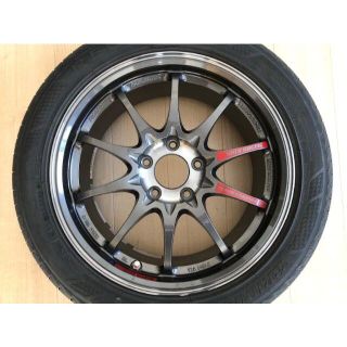 RAYS　CE28SL（17インチ7.5JJ+48　5穴114.3）＋タイヤ4本(タイヤ・ホイールセット)