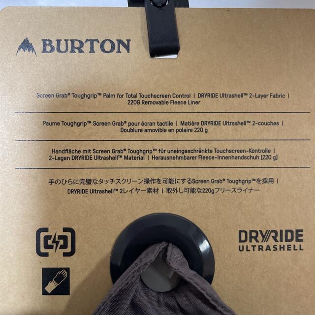 BURTON(バートン)の★新品★スマホ操作可　BURTON  バートン　スノーボード　手袋　グローブ スポーツ/アウトドアのスノーボード(ウエア/装備)の商品写真