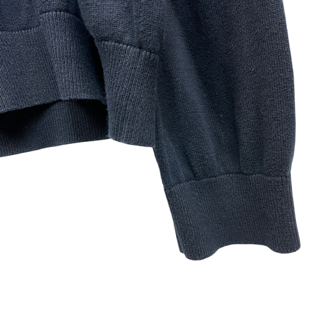 NAUTICA(ノーティカ)のUSA古着 ノーティカ ハーフジップ ニット セーター ネイビー ボルドー XL メンズのトップス(ニット/セーター)の商品写真