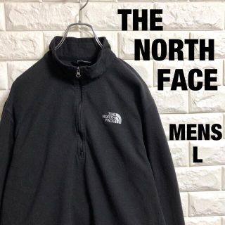 ザノースフェイス(THE NORTH FACE)のノースフェイス　ハーフジップ　フリース　刺繍ロゴ　メンズLサイズ(その他)