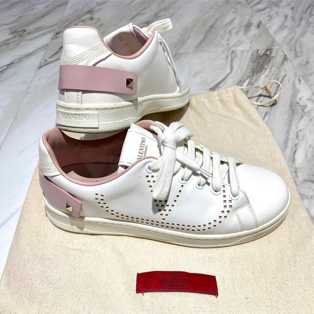 【美品】VALENTINO ヴァレンティノレディーススニーカー 35