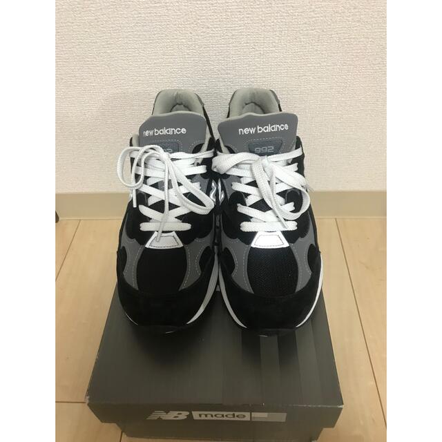 国内正規品】ニューバランス 992EB ブラック 22.5cm rsuganesha.com