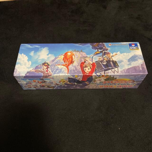 スイーツ柄 ブルー ポケモンカードジム ラバープレイマットセット