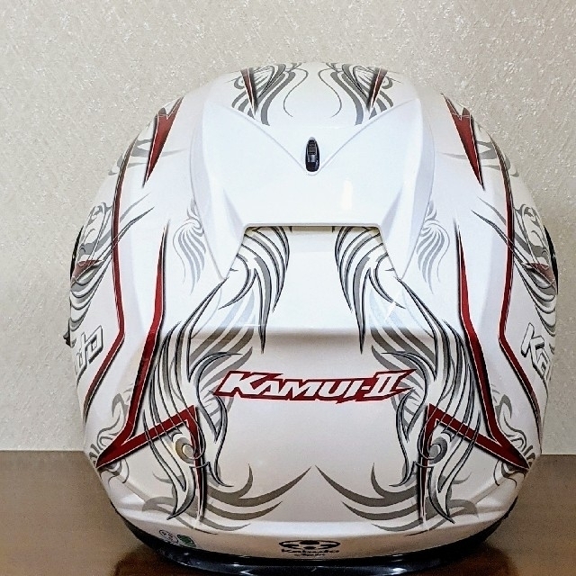 OGK(オージーケー)のOGK カブトKAMUI-II フルフェイスヘルメット(*ˊ˘ˋ*)USED美品 自動車/バイクのバイク(ヘルメット/シールド)の商品写真