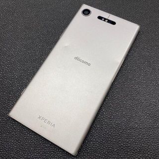 エヌティティドコモ(NTTdocomo)のドコモ SIMロック解除済み Xperia XZ1 SO-01K シルバー(スマートフォン本体)