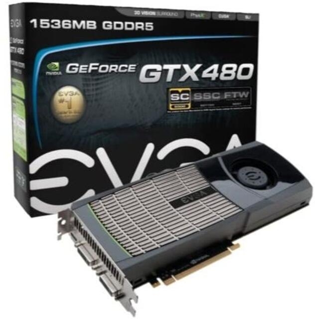 【半導体不足の影響？】EVGA ビデオカード GeForce GTX 480