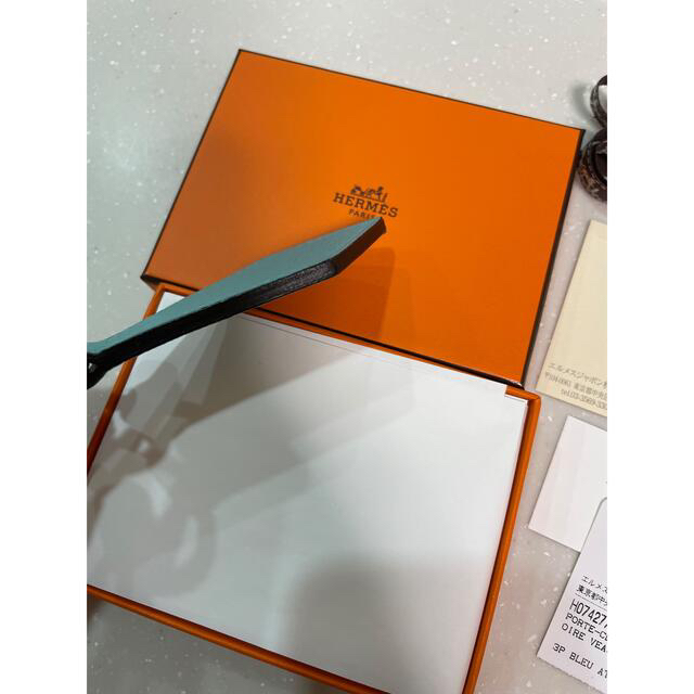 Hermes(エルメス)のエルメス　キーホルダー　タブ　ブルーアトール レディースのファッション小物(キーホルダー)の商品写真