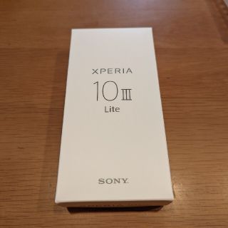 エクスペリア(Xperia)のXperia10Ⅲ Lite ブラック SIMフリー(スマートフォン本体)